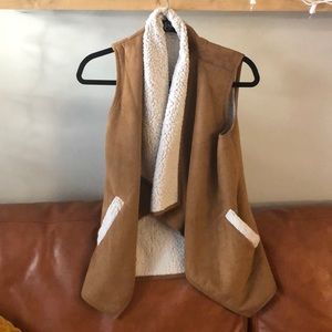Shearling vest